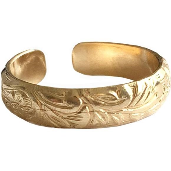 Gold Fill Adjustable Toe Ring for Women | Made in USA - Picture 2 of 5